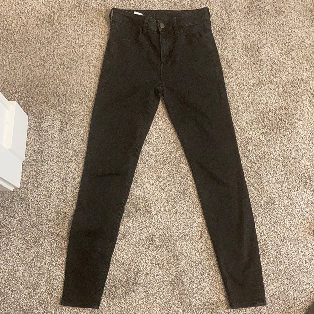 American Eagle black skinny jeans